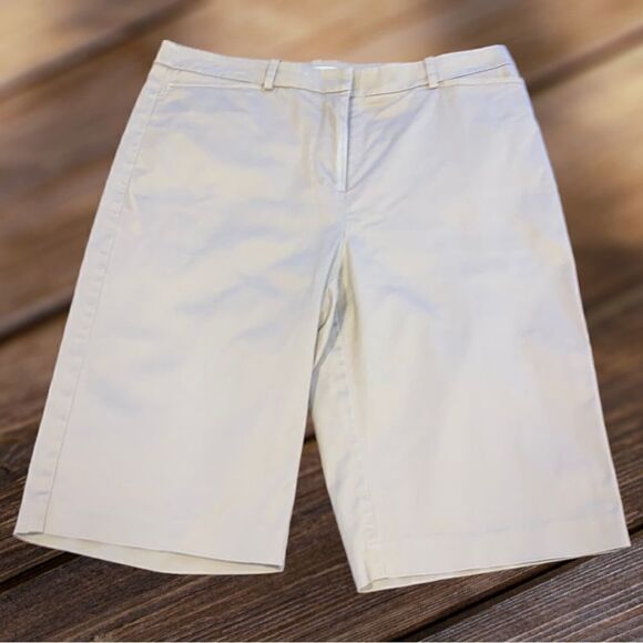 Liz Claiborne New York Jackie Flat Front Women’s Shorts Size 6 - Picture 2 of 9